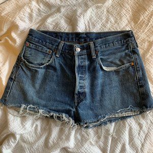 vintage levi 501 shorts (fits size 27/28)